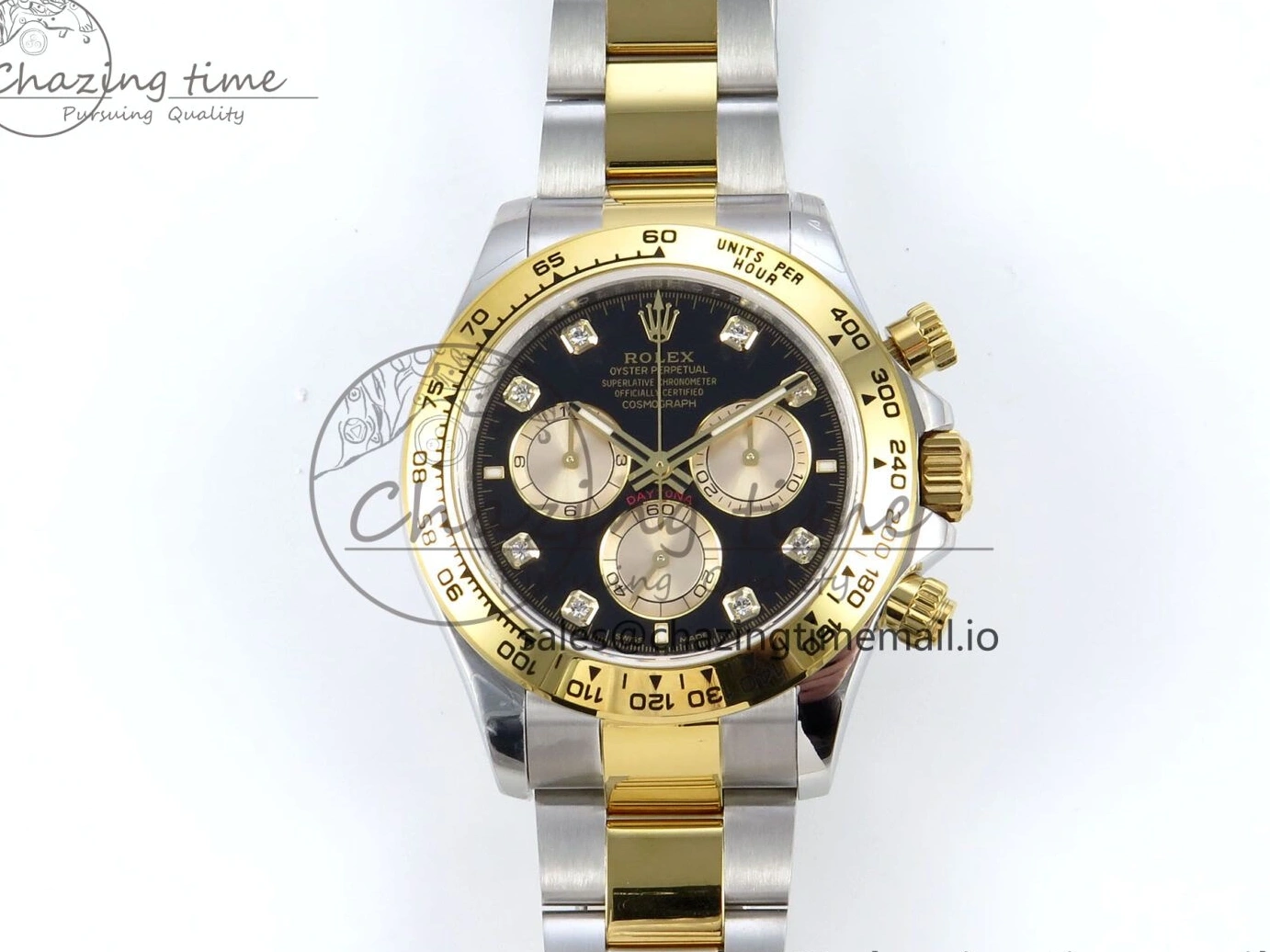 MiroTime 0128 Daytona 126503 QF 1:1 Best Edition Black YG Dial on SS YG Braclet SH4131 V Colorful 719